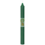 VELA BUJÍA VERDE 20CM ORO DE LOS ANDES