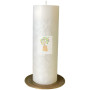 VELA BLANCA DE COCO 100% VEGETAL ORO DE LOS ANDES