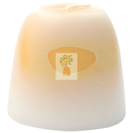 VELA EMOCIONAL ARTESANA AMARILLA 100% VEGETAL ORO DE LOS ANDES