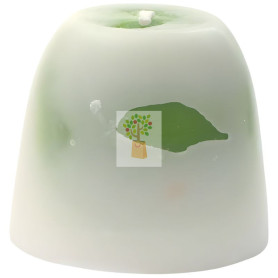 VELA EMOCIONAL ARTESANA VERDE 100% VEGETAL ORO DE LOS ANDES