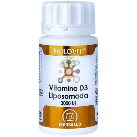 HOLOVIT VITAMINA D3 LIPOSOMADA 3000 UI 50 CÁPSULAS EQUISALUD