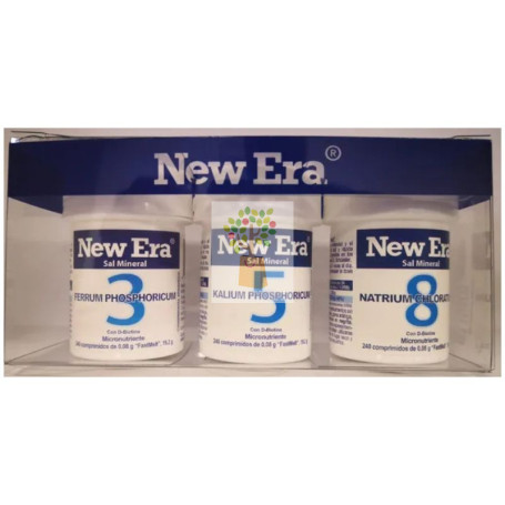 SCHÜSSLER TRÍO VITALIDAD (SALES 3+5+8) NEW ERA