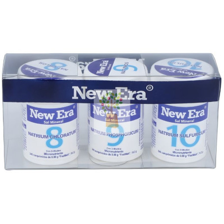 SCHÜSSLER TRÍO METABOLISMO (SALES 8+9+10) NEW ERA