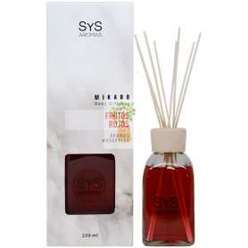 AMBIENTADOR MIKADO MÁRMOL FRUTOS ROJOS 220ML SYS