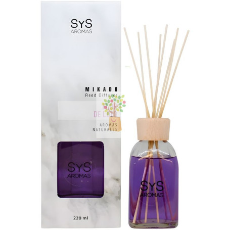 AMBIENTADOR MIKADO MÁRMOL FLOR DE LOTO 220ML SYS