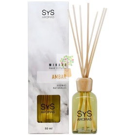 AMBIENTADOR MIKADO MÁRMOL ÁMBAR 50ML SYS