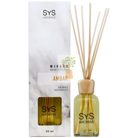 AMBIENTADOR MIKADO MÁRMOL ÁMBAR 50ML SYS