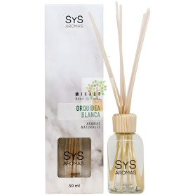 AMBIENTADOR MIKADO MÁRMOL ORQUÍDEO BLANCA 50ML SYS