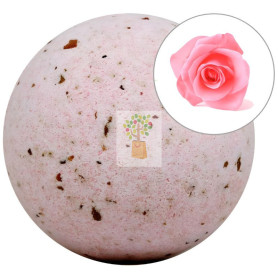 BOMBA DE BAÑO ESPUMOSA ROSAS CON PÉTALOS 140G SYS