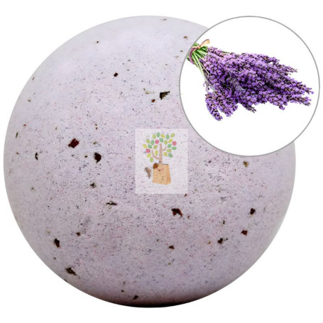 BOMBA DE BAÑO ESPUMOSA LAVANDA CON PÉTALOS 140G SYS