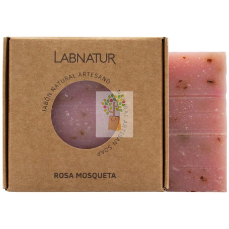 JABÓN NATURAL PREMIUM DE ROSA MOSQUETA 100G LABNATUR