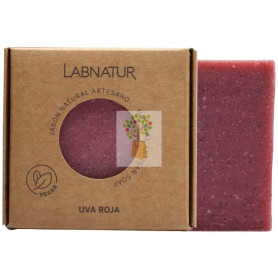 JABÓN NATURAL PREMIUM DE UVA ROJA 100G LABNATUR