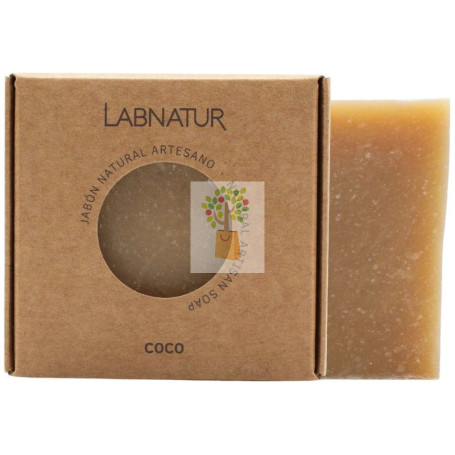 JABÓN NATURAL PREMIUM DE COCO 100G LABNATUR