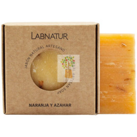 JABÓN NATURAL PREMIUM DE NARANJA Y AZAHAR 100G LABNATUR