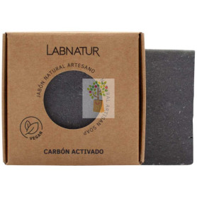 JABÓN NATURAL PREMIUM DE CARBÓN ACTIVADO 100G LABNATUR