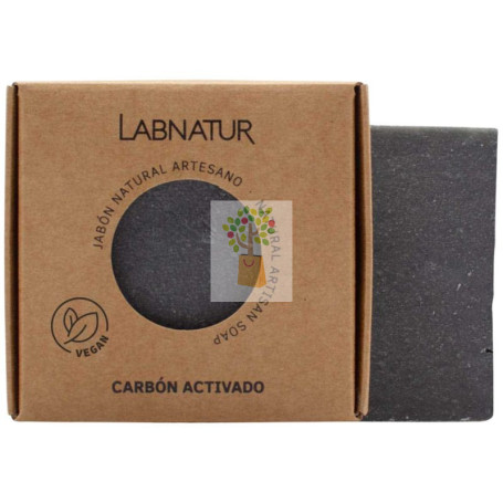 JABÓN NATURAL PREMIUM DE CARBÓN ACTIVADO 100G LABNATUR