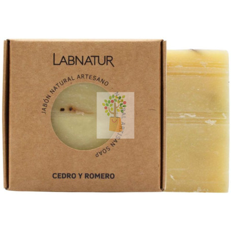 JABÓN NATURAL PREMIUM DE CEDRO Y ROMERO 100G LABNATUR