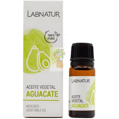 ACEITE VEGETAL 100% PURO AGUACATE 10ML LABNATUR