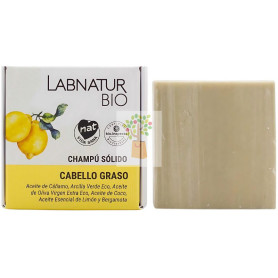 CHAMPÚ SÓLIDO CABELLO GRASO 75G LABNATUR BIO