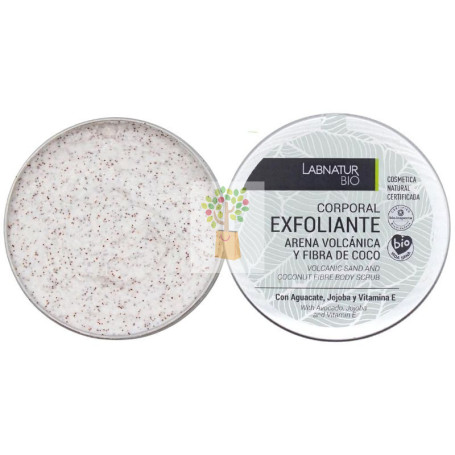EXFOLIANTE CORPORAL ARENA VOLCÁN/FIBRA COCO 250ML LABNATUR BIO
