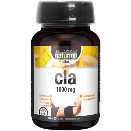 CLA SLIM 1000MG 40+20 PERLAS NATURMIL