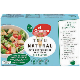 TOFU NATURAL AMBIENTE SIN GLUTEN BIO 400G GRANERO