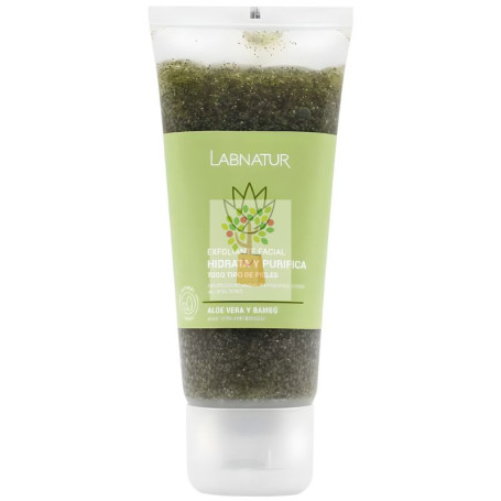 EXFOLIANTE FACIAL DE ALOE VERA Y BAMBÚ 100ML LABNATUR