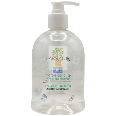 GEL HIDROALCOHÓLICO CON ALOE VERA DOSIFICADOR 500ML LABNATUR