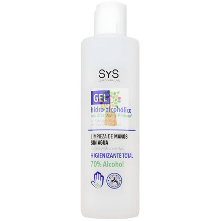 GEL HIDROALCOHÓLICO CON ALOE VERA 250ML SYS