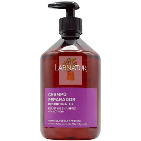 CHAMPÚ REPARADOR CON BIOTINA 500ML LABNATUR