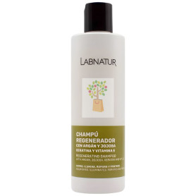 CHAMPÚ REGENERADOR ARGÁN Y JOJOBA CON KERATINA 250ML LABNATUR