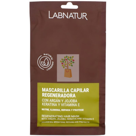 MASCARILLA CAPILAR ARGÁN Y JOJOBA CON KERATINA 20ML LABNATUR