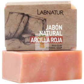 JABÓN NATURAL DE ARCILLA ROJA 100G LABNATUR