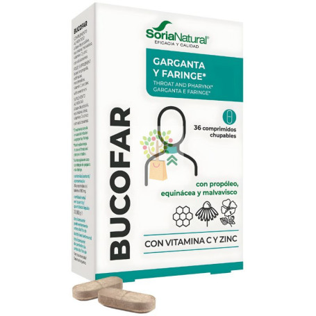 BUCOFAR 36 COMPRIMIDOS CHUPABLES SORIA NATURAL