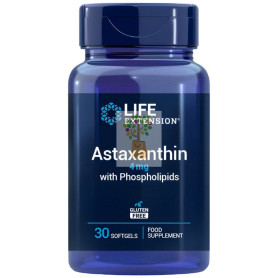 ASTAXANTINA CON FOSFOLÍPIDOS 4MG 30 PERLAS LIFE EXTENSION