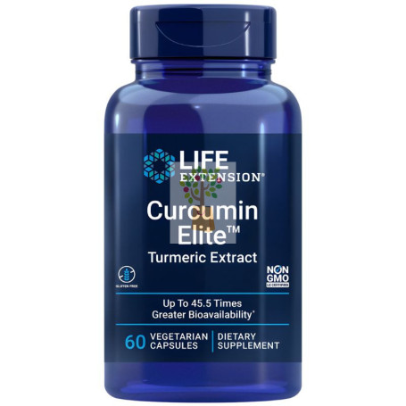 CURCUMIN ELITE EXTRACTO DE CÚRCUMA 60 CÁPSULAS LIFE EXTENSION
