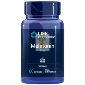 MELATONIN 1MG 60 CÁPSULAS LIFE EXTENSION