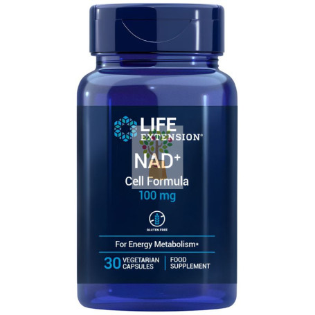 NAD+ CELL FORMULA 100MG 30 CÁPSULAS LIFE EXTENSION