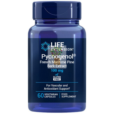 PYCNOGENOL 100MG 60 CÁPSULAS LIFE EXTENSION