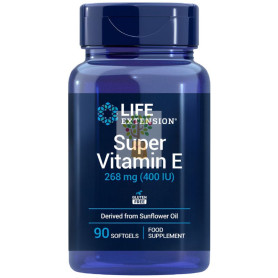 SUPER VITAMIN E 268MG 400UI 90 PERLAS LIFE EXTENSION