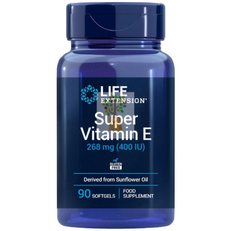SUPER VITAMIN E 268MG 400UI 90 PERLAS LIFE EXTENSION