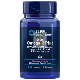SUPER OMEGA-3 PLUS 120 PERLAS LIFE EXTENSION