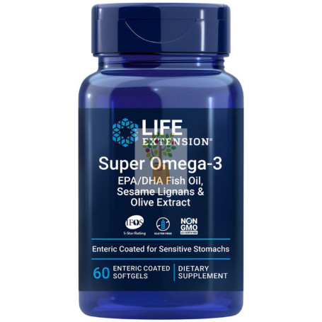 SUPER OMEGA-3 EPA/DHA 60 PERLAS LIFE EXTENSION