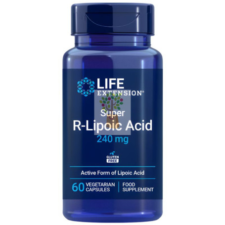 SUPER R-LIPOIC ACID 240MG 60 CÁPSULAS LIFE EXTENSION