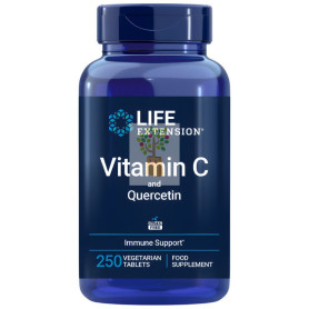 VITAMINA C Y QUERCETINA 250 COMPRIMIDOS LIFE EXTENSION