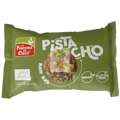 ENERGY BALL PISTACHO BIO SIN GLUTEN 25G FINESTRA
