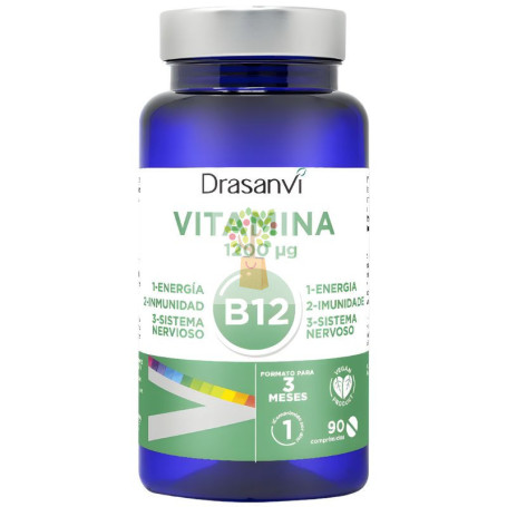 VITAMINA B12 90 COMPRIMIDOS DRASANVI