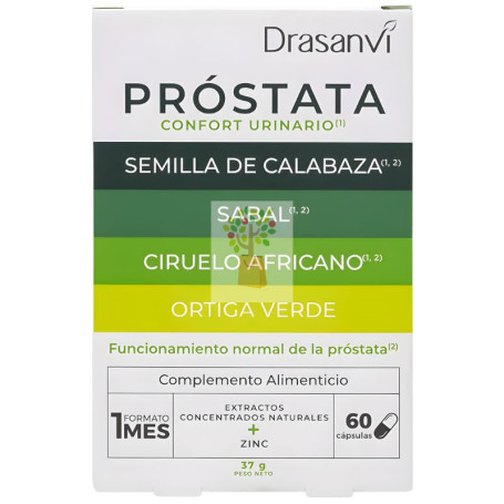 PRÓSTATA 60 CÁPSULAS DRASANVI