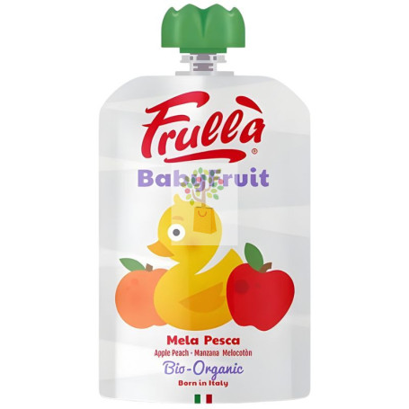BABYFRUIT PURÉ DE MANZANA Y MELOCOTÓN BIO 100G FRULLÀ