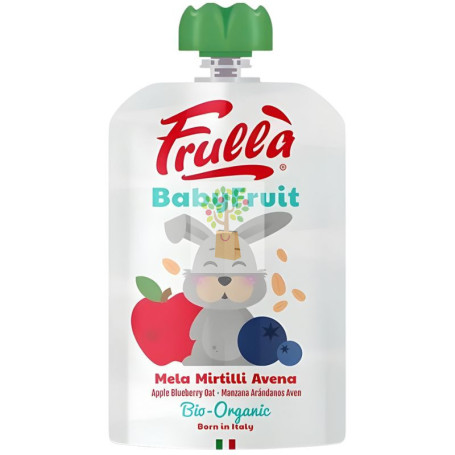 BABYFRUIT PURÉ DE MANZANA, ARÁNDANOS Y AVENA BIO 100G FRULLÀ